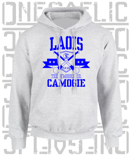 Crossed Hurls Camogie Hoodie - Adult - Laois