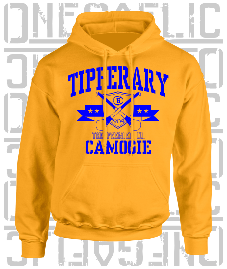 Crossed Hurls Camogie Hoodie - Adult - Tipperary