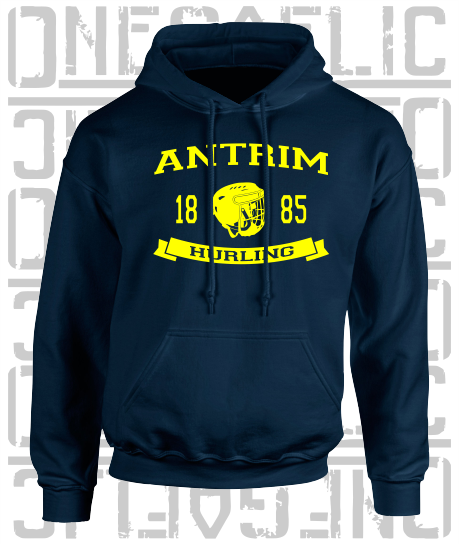 Hurling Helmet Design Hoodie - All Counties Available - Adult