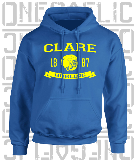 Hurling Helmet Design Hoodie - All Counties Available - Adult