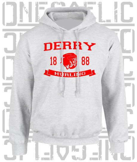 Hurling Helmet Design Hoodie - All Counties Available - Adult