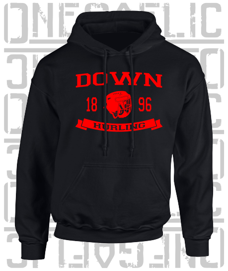 Hurling Helmet Design Hoodie - All Counties Available - Adult