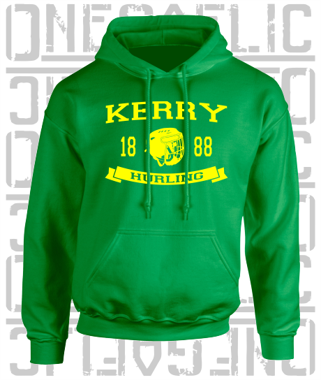 Hurling Helmet Design Hoodie - All Counties Available - Adult