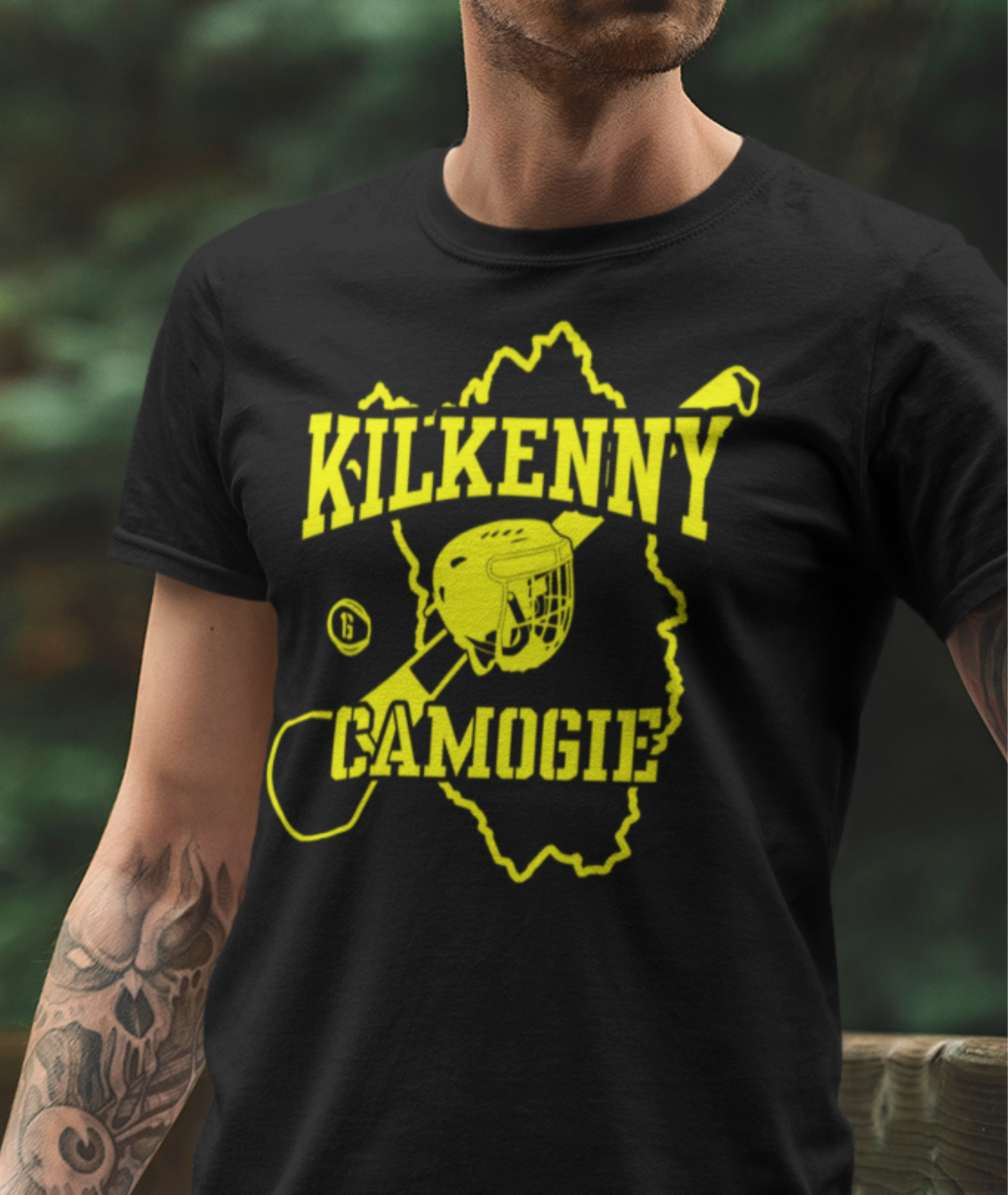 County Map Camogie T-Shirt Adult - All Counties Available