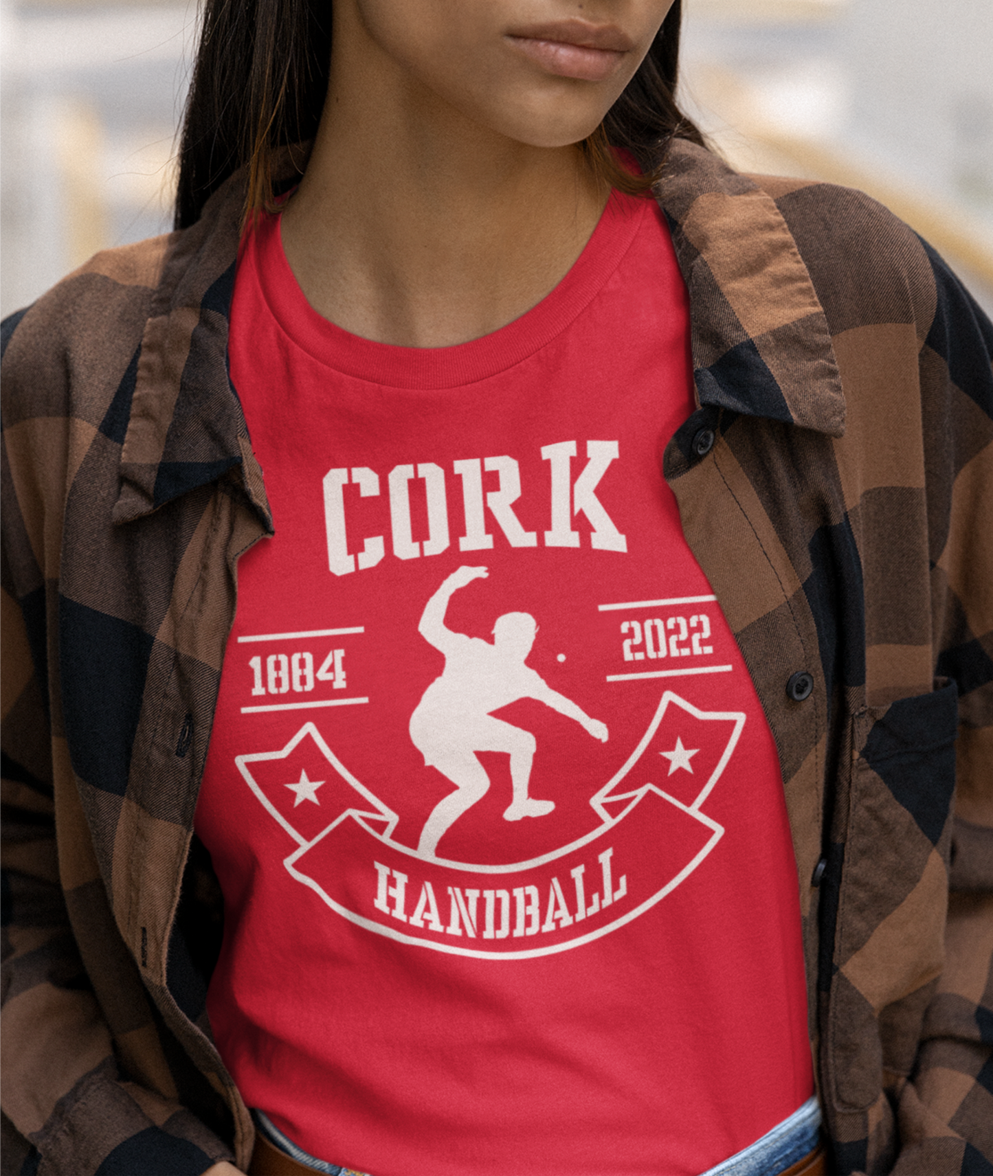 Handball Ladies Skinny-Fit T-Shirt - All Counties Available