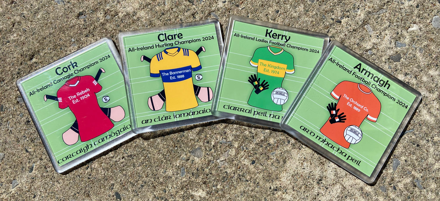 All-Ireland Senior Champions 2024 - Set of 4 Coasters