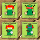 County Carlow  IRL Coasters. Hurling, Camogie, Gaelic Football, & Ladies Gaelic Football. Gaelic Games, drinks coasters.