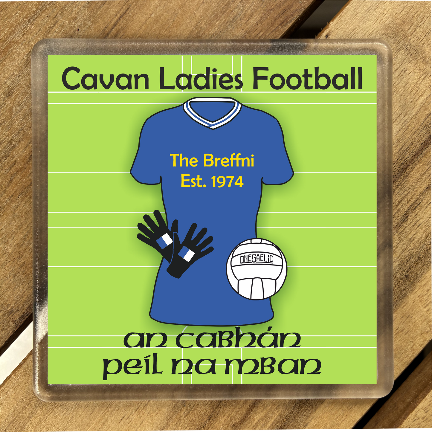 County Cavan GAA Coasters. Hurling, Camogie, Gaelic Football, & Ladies Gaelic Football. Gaelic Games, drinks coasters.