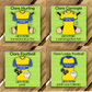 County Clare  IRL Coasters. Hurling, Camogie, Gaelic Football, & Ladies Gaelic Football. Gaelic Games, drinks coasters.