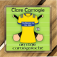 Set of 4 County Clare GAA Coasters. Hurling, Camogie, Gaelic Football, & Ladies Gaelic Football. Gaelic Games, drinks coasters.