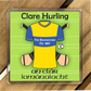 Set of 4 County Clare GAA Coasters. Hurling, Camogie, Gaelic Football, & Ladies Gaelic Football. Gaelic Games, drinks coasters.