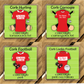 County Cork  IRL Coasters. Hurling, Camogie, Gaelic Football, & Ladies Gaelic Football. Gaelic Games, drinks coasters.
