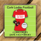 County Cork GAA Coasters. Hurling, Camogie, Gaelic Football, & Ladies Gaelic Football. Gaelic Games, drinks coasters.