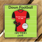 County Down GAA Coasters. Hurling, Camogie, Gaelic Football, & Ladies Gaelic Football. Gaelic Games, drinks coasters.