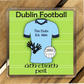 County Dublin GAA Coasters. Hurling, Camogie, Gaelic Football, & Ladies Gaelic Football. Gaelic Games, drinks coasters.