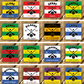 Gaelic Games (GAA) County Colours Plastic Coaster (single) - All Irish Counties Available. Hurling Camogie Gaelic Football Ladies Gaelic Football (Copy)