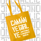 Camán Ye Girl Ye - Camogie Tote Bag - All Irish Counties Available