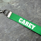 Carey, Co. Antrim, Gaelic Games Wristlet/Keyring/Keyfob - GAA - Hurling, Camogie, Football, Ladies Football & Handball. Wrist Lanyard.