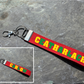 County Colours Gaelic Games Wristlet/Keyring/Keyfob - GAA - Hurling, Camogie, Football, Ladies Football & Handball. Wrist Lanyard.