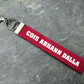 Cushendall, Co. Antrim, Gaelic Games Wristlet/Keyring/Keyfob - GAA - Hurling, Camogie, Football, Ladies Football & Handball. Wrist Lanyard.