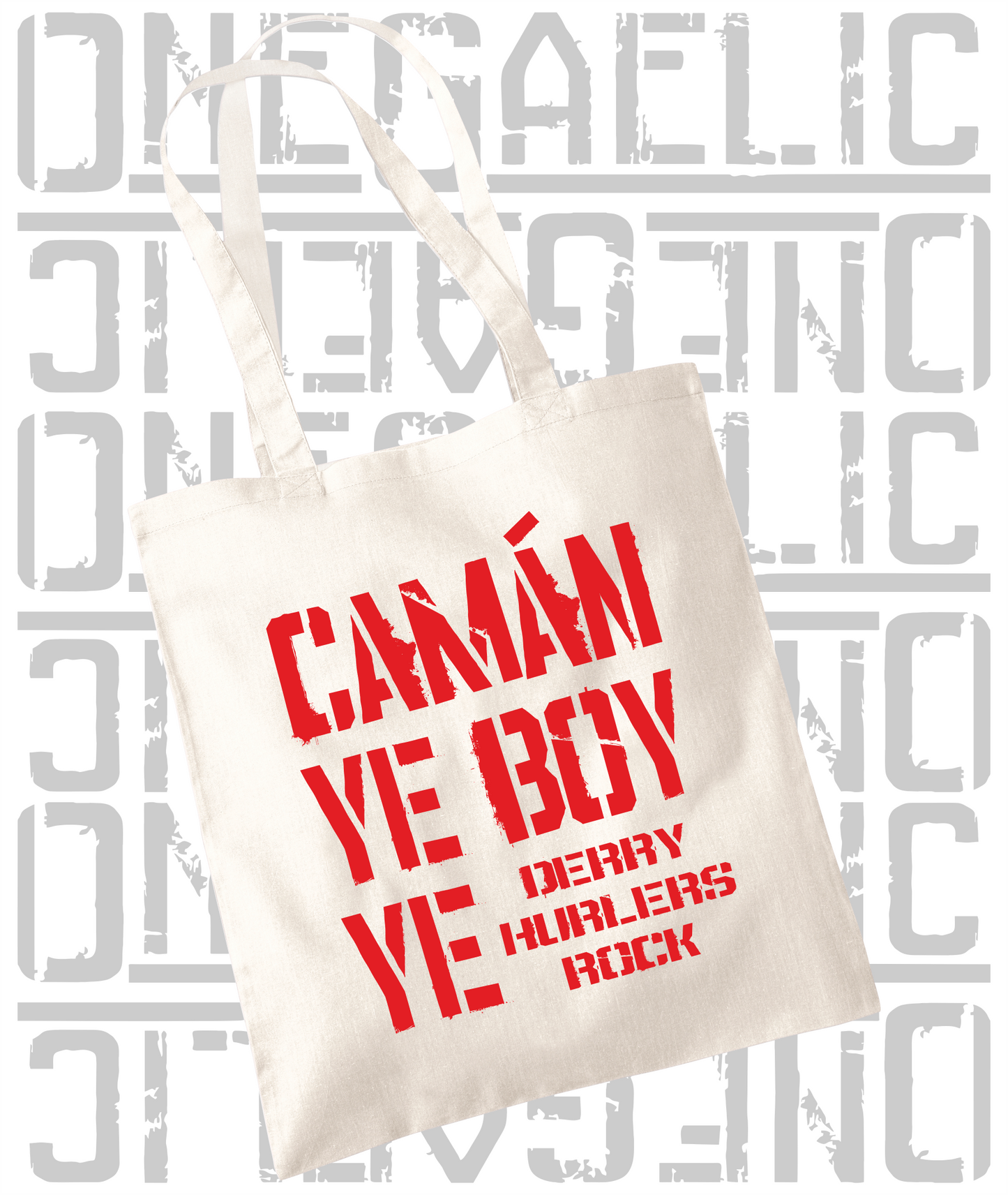 Camán Ye Boy Ye - Hurling Tote Bag - All Irish Counties Available