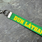 Dunloy, Co. Antrim, Gaelic Games Wristlet/Keyring/Keyfob - GAA - Hurling, Camogie, Football, Ladies Football & Handball. Wrist Lanyard.