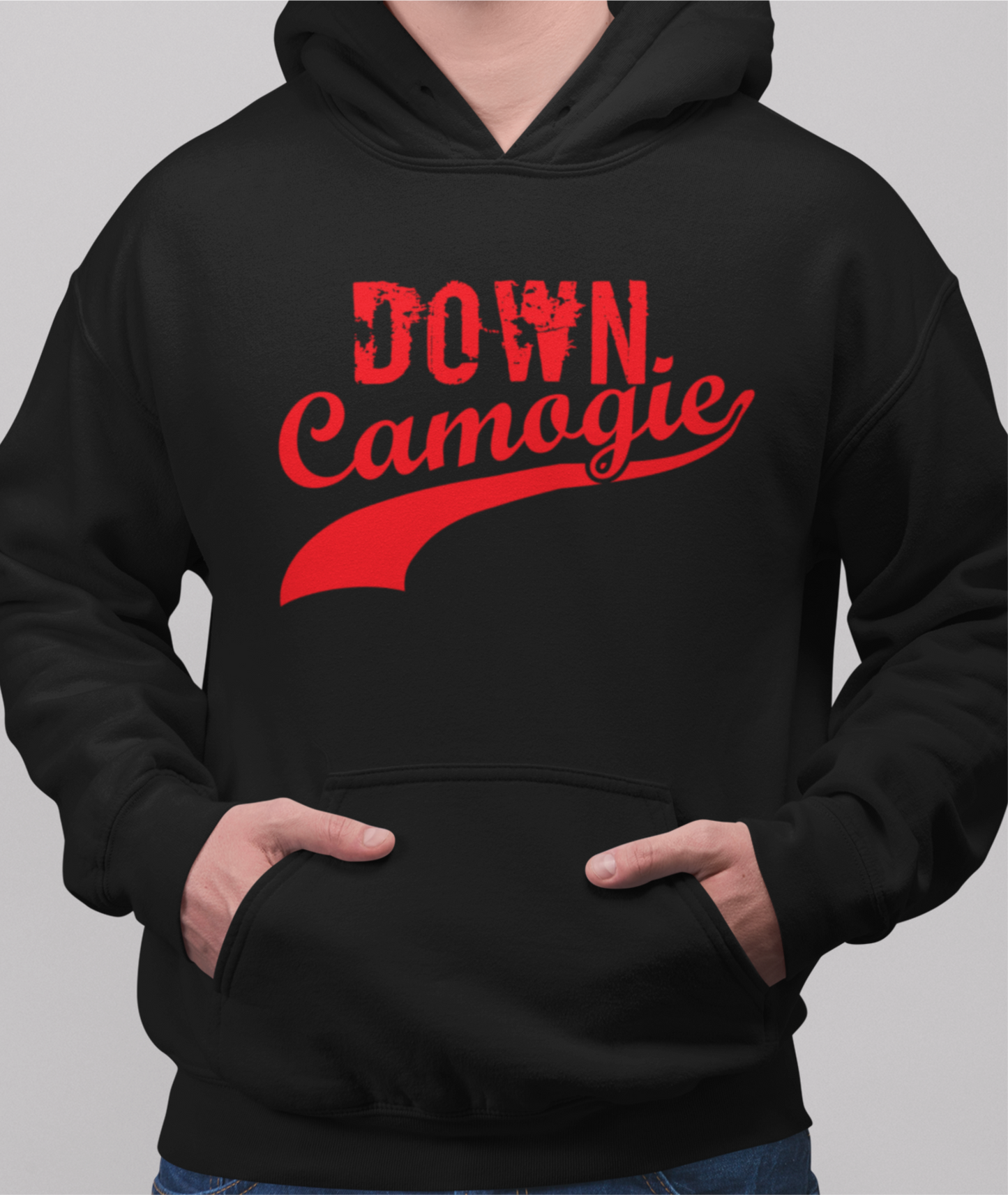 Down Camogie Grunge Swash Hoodie - Adult