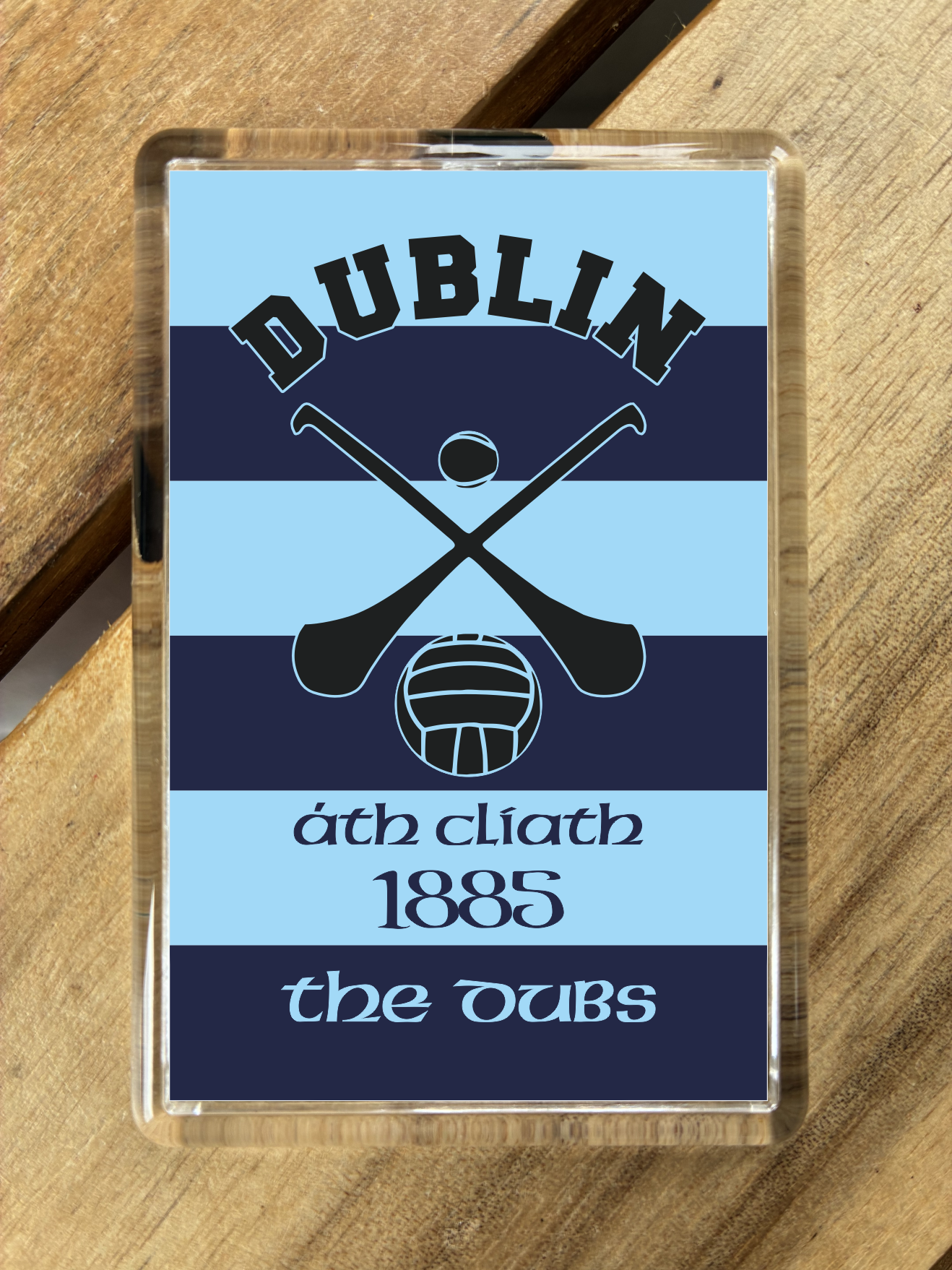 Gaelic Games (GAA) County Colours Plastic Fridge Magnet - All Irish Counties Available. Hurling Camogie Gaelic Football Ladies Gaelic Football