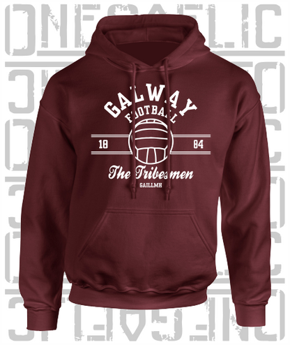 Gaelic Football Hoodie - Adult - Galway