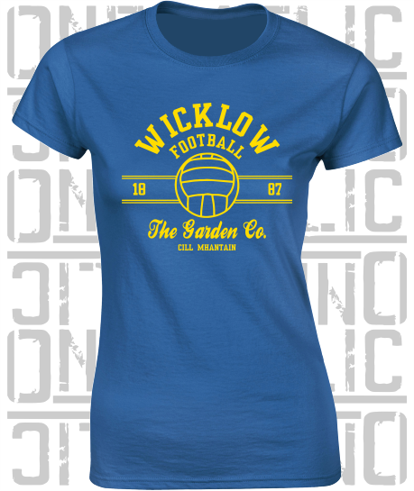 Gaelic Football - Ladies Skinny-Fit T-Shirt - Wicklow