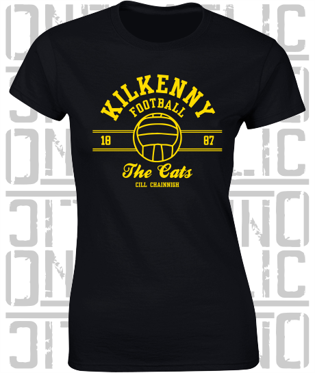 Gaelic Football - Ladies Skinny-Fit T-Shirt - Kilkenny