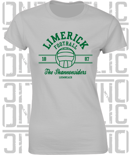 Gaelic Football - Ladies Skinny-Fit T-Shirt - Limerick