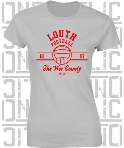 Gaelic Football - Ladies Skinny-Fit T-Shirt - Louth