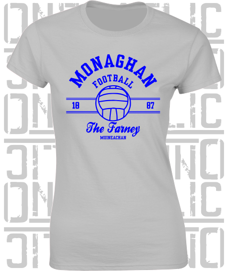Gaelic Football - Ladies Skinny-Fit T-Shirt - Monaghan