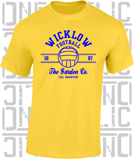 Gaelic Football T-Shirt  - Adult - Wicklow