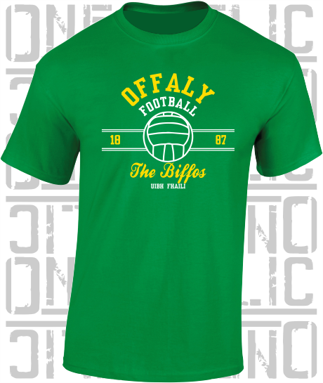 Gaelic Football T-Shirt  - Adult - Offaly
