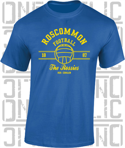 Gaelic Football T-Shirt  - Adult - Roscommon