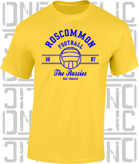 Gaelic Football T-Shirt  - Adult - Roscommon