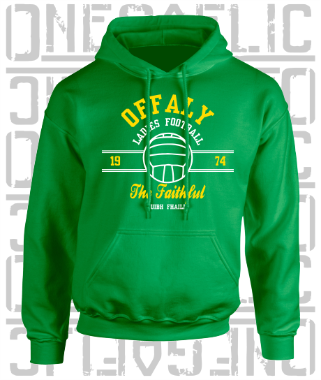 Ladies Gaelic Football LGF Hoodie - Adult - Offaly