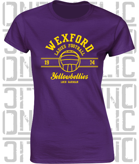 Ladies Gaelic Football LGF - Ladies Skinny-Fit T-Shirt - Wexford