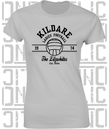 Ladies Gaelic Football LGF - Ladies Skinny-Fit T-Shirt - Kildare