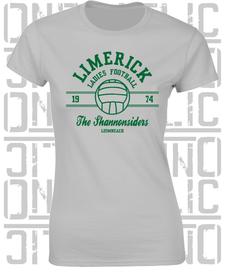 Ladies Gaelic Football LGF - Ladies Skinny-Fit T-Shirt - Limerick