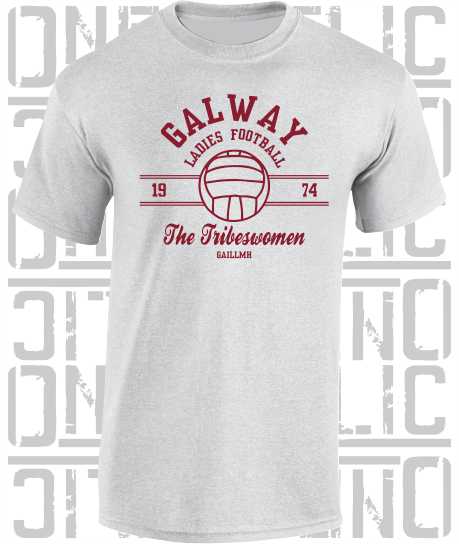 Ladies Gaelic Football LGF T-Shirt  - Adult - Galway