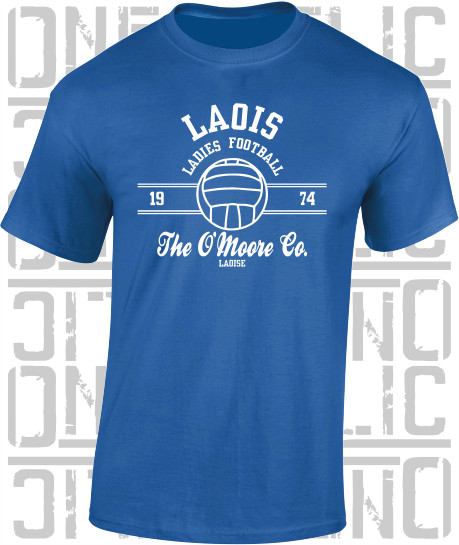 Ladies Gaelic Football LGF T-Shirt  - Adult - Laois