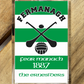Gaelic Games (GAA) County Colours Plastic Fridge Magnet - All Irish Counties Available. Hurling Camogie Gaelic Football Ladies Gaelic Football