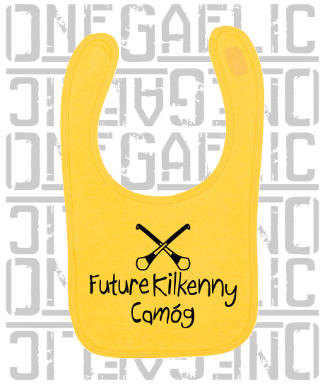 Future Kilkenny Camóg Baby Bib - Camogie