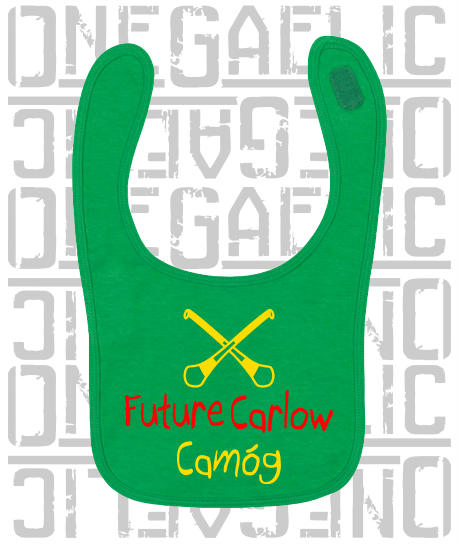 Future Carlow Camóg Baby Bib - Camogie