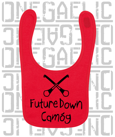 Future Down Camóg Baby Bib - Camogie