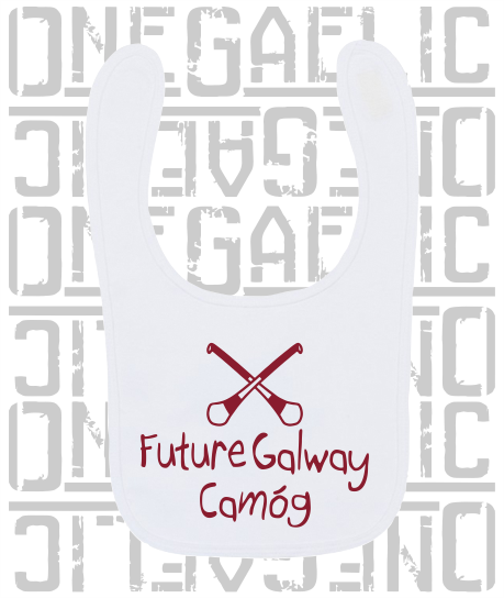 Future Galway Camóg Baby Bib - Camogie