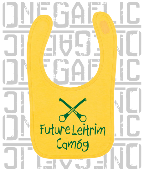 Future Leitrim Camóg Baby Bib - Camogie